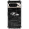 NFL Baltimore Ravens Black & White Pixel 9/9 Pro Clear Case